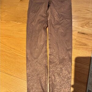 Noli Rose Gold Patterned Leggings